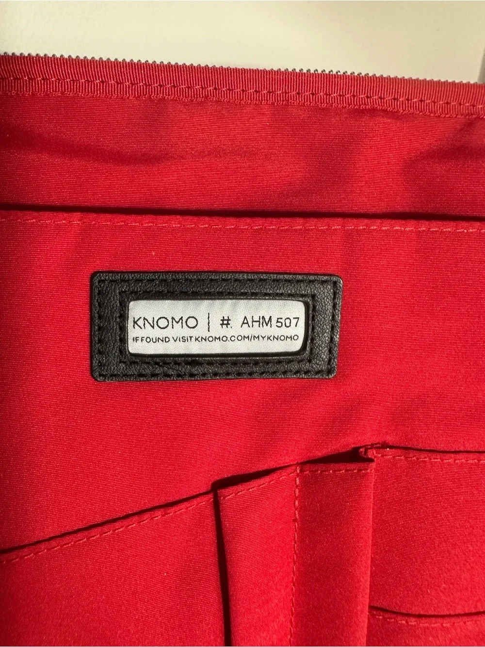 Knomo Slim Black Laptop and Document Bag